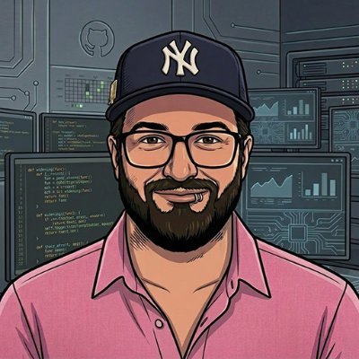 Illustrated portrait of Nick Conn in his workshop